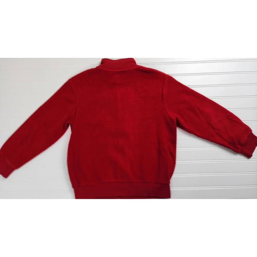 Gymboree Kids Boys Red Zip‎ Up Jacket Track Top Size Medium  7/8 Striped
